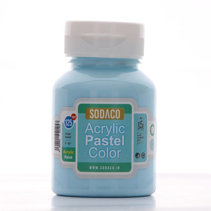 رنگ اکریلیک پاستلی 125 میل آبی روشن  کد acrylic PASTEL 2766